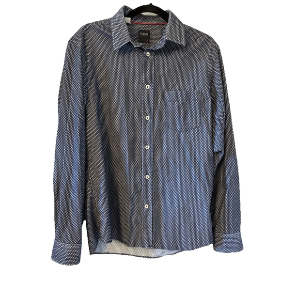 Benson Other - Benson New York Men's Medium Button Down Corduroy Long Sleeve Shirt Navy
